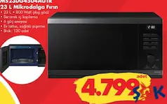 SAMSUNG 23 L MİKRODALGA FIRIN
